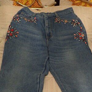 Vintage Monique Embellished Jeans